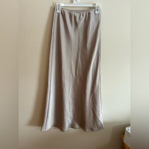 A New Day Women's Cream Maxi Skirt